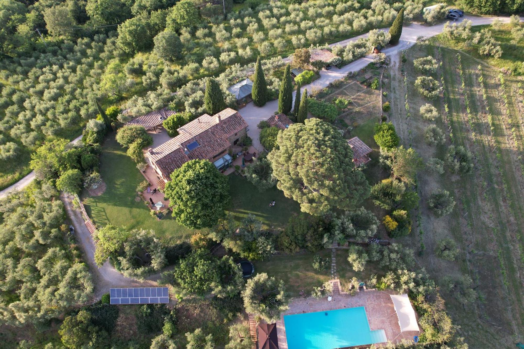 Fontanaro Farm And Culinary School Villa Paciano Exterior photo